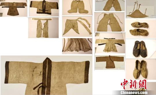 黄岩南宋赵伯澐墓出土服饰展展示图。中国丝绸博物馆 供图